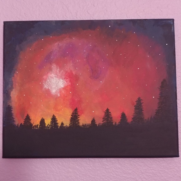 Sunset Galaxy Painting - Picture 2 of 4